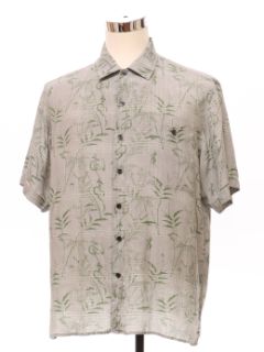 1990's Mens Lightweight Handkerchief Silk Hawaiian Shirt