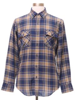 1980's Mens Grunge Western Shirt