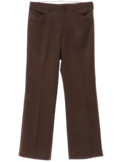 1970's Mens Brown Leisure Pants