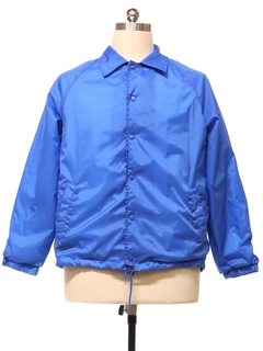 1990's Mens Nylon Windbreaker Snap Front Jacket