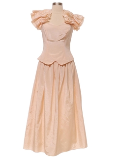 1980's Womens Prom Or Cocktail Dress