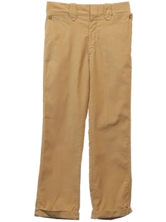 1970's Mens Flared Mod Corduroy Leisure Style Pants