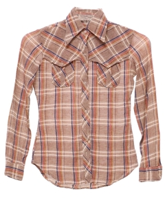 1970's Womens/Girls Western Hippie Shirt