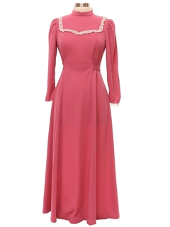 1970's Womens Prairie Dress