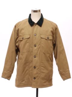 1990's Mens Patagonia Cotton Poplin Car Coat Jacket