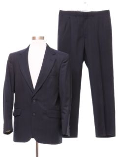 1980's Mens Totally 80s Pinstriped Suit