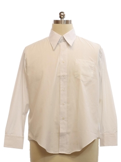 1970's Mens White Mod Shirt