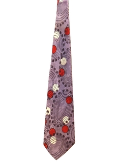 1940's Mens Abstract Wide Swing Necktie