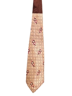 1940's Mens Abstract Wide Swing Necktie