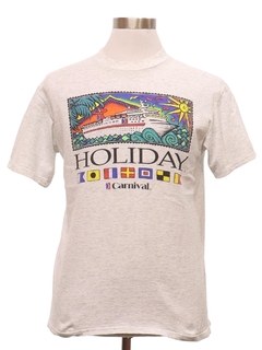 1980's Unisex Single Stitch Carnival Cruise Travel T-Shirt