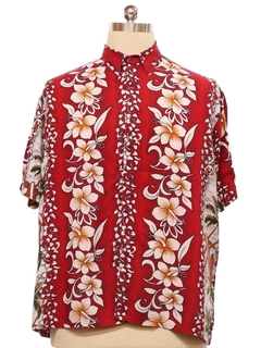 1990's Mens Rayon Hawaiian Shirt