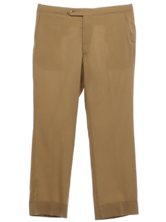 1980's Mens Flat Front Slacks Pants