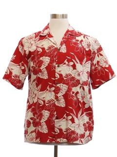 1980's Mens Cotton Hawaiian Shirt