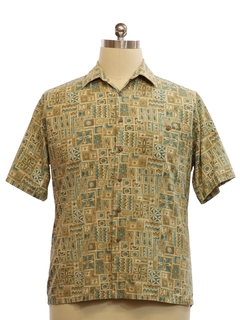 1990's Mens Pierre Cardin Designer Cotton Hawaiian Shirt