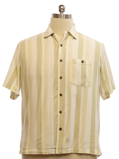 1990's Mens Rayon Blend Sport Shirt