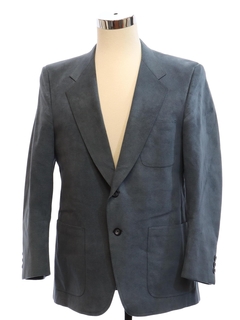 1980's Mens Ultra-Suede Blazer Style Sport Coat Jacket