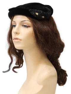 1950's Womens Accessories - Juliette Style Hat