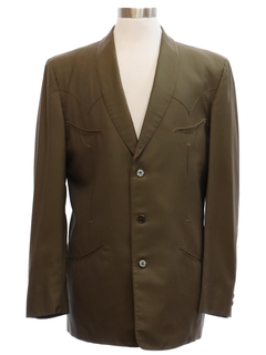 1950's Mens Mod Rockabilly Western Blazer Sport Coat Jacket