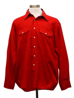 1990's Mens Kingsport Western Style Shirt