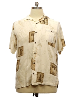 1990's Mens Montego Joe Rayon Hawaiian Shirt