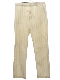 1980's Mens Totally 80s Linen Blend Pants
