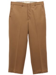 1980's Mens Flat Front Slacks Pants