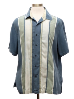 1990's Mens Nat Nast Silk Club Style Sport Shirt