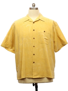 1990's Mens Banana Cabana Silk Sport Shirt