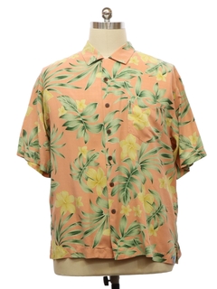 1990's Mens Silk Hawaiian Shirt