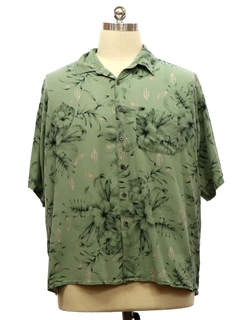 1990's Mens Silk Hawaiian Shirt