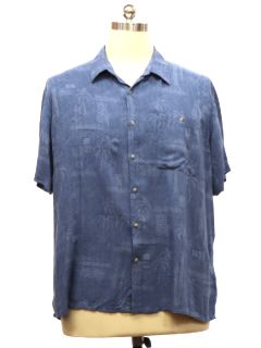 1990's Mens Rayon Hawaiian Shirt