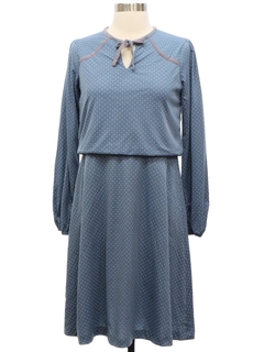 1970's Womens Disco Style Secretary Dress