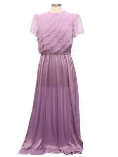 1980's Womens Disco Style Prom or Cocktail Dress