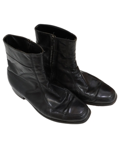 1960's Mens Accessories - Leather Beatle Boots Shoes