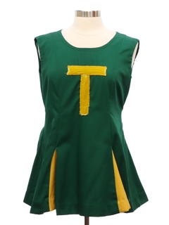 1980's Womens Cheerleader Mini Dress