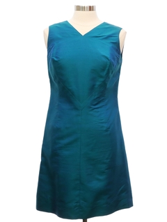 1960's Womens Mod Silk Blend Dress