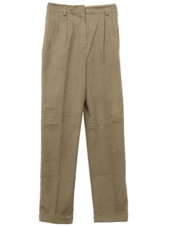 1980's Mens Pleated Corduroy Pants
