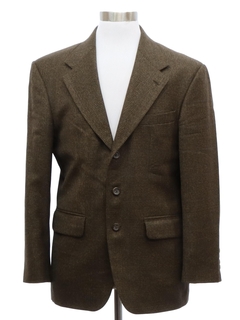 1970's Mens Wool Blazer Style Sport Coat Jacket