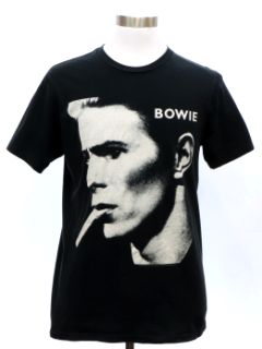 1990's Mens David Bowie Music Single Stitch T - Shirt