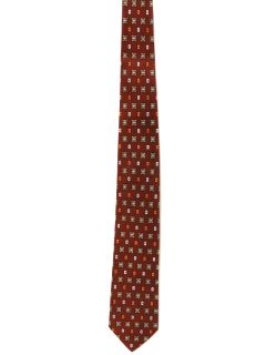 1950's Mens Skinny Rockabilly Necktie