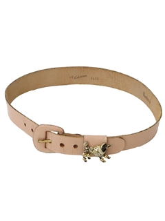 1950's Womens Accessories - Poodle Belt