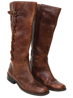 1990's Womens Accessories - Leather Boots Shoes