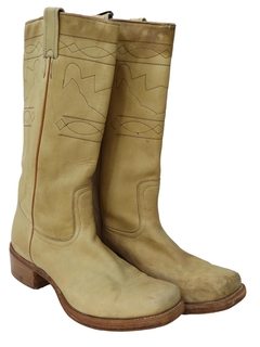 1990's Mens Accessories - Boulet Handcrafted Cowboy Boots Shoes