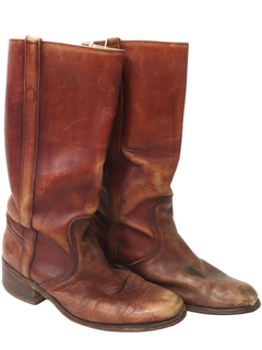 1980's Womens Accessories - Frye Style 3572 Grunge Cowboy Boots Shoes