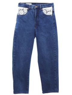 1980's Womens Cache Denim Jeans Pants