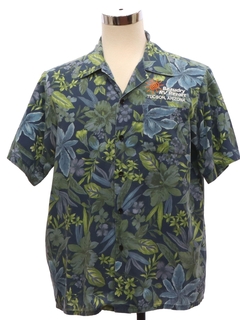 1990's Mens Beaudry RV Resort Hawaiian Work Shirt