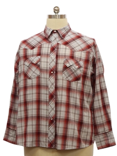 1990's Mens Wrangler Western Shirt