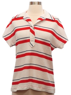 1970's Womens Mod Knit Shirt
