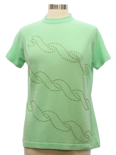 1960's Womens Mod Knit Shirt