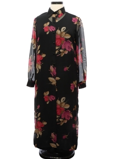 1970's Womens Two Piece Dress